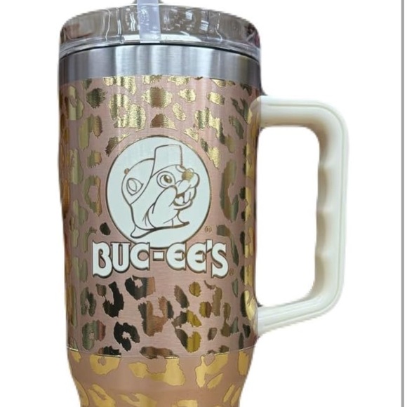 Buc-ee’s 40oz Yukon Tumbler Special Edition Leopard - Picture 1 of 4